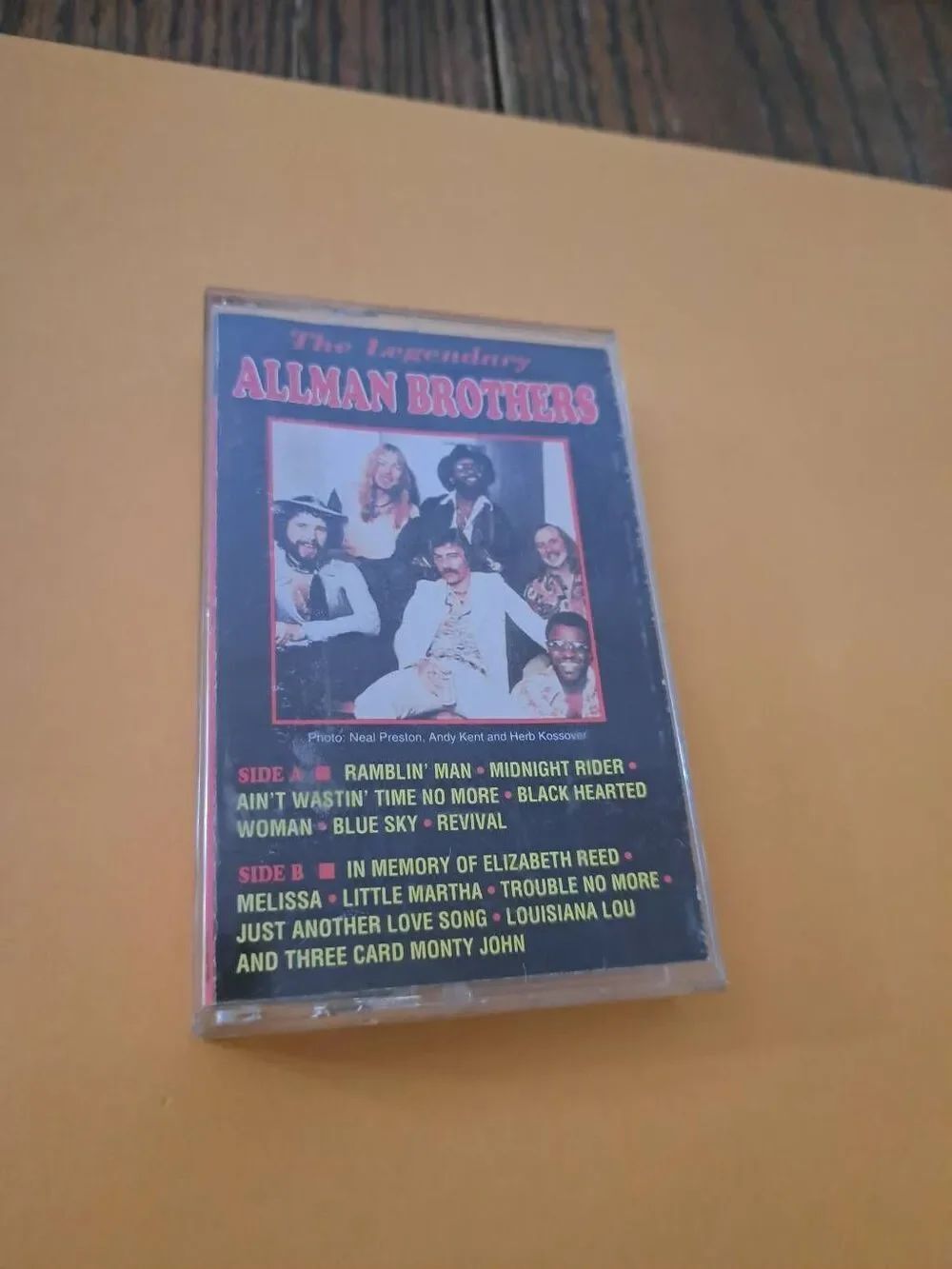 Vintage 1991 Allman Brothers Band Cassette Tape PolyGram Records Southern Rock